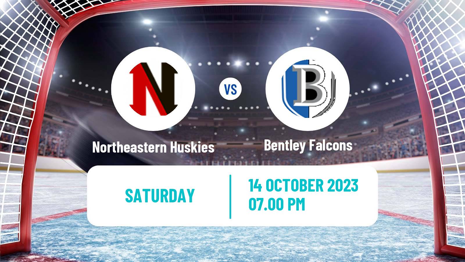 Hockey NCAA Hockey Northeastern Huskies - Bentley Falcons