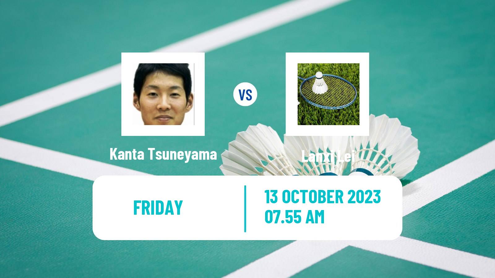 Badminton BWF World Tour Arctic Open Men Kanta Tsuneyama - Lanxi Lei