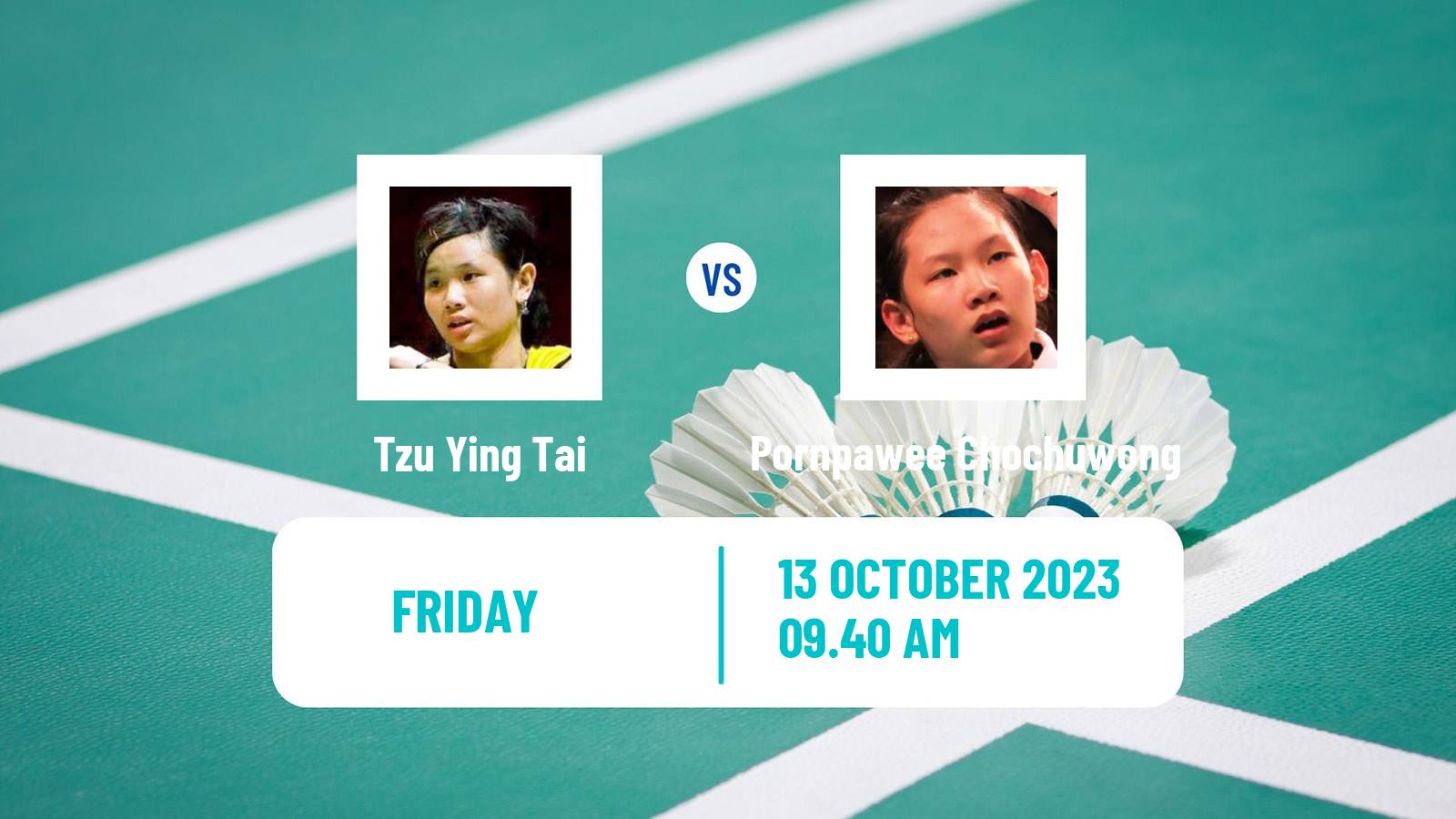 Badminton BWF World Tour Arctic Open Women Tzu Ying Tai - Pornpawee Chochuwong