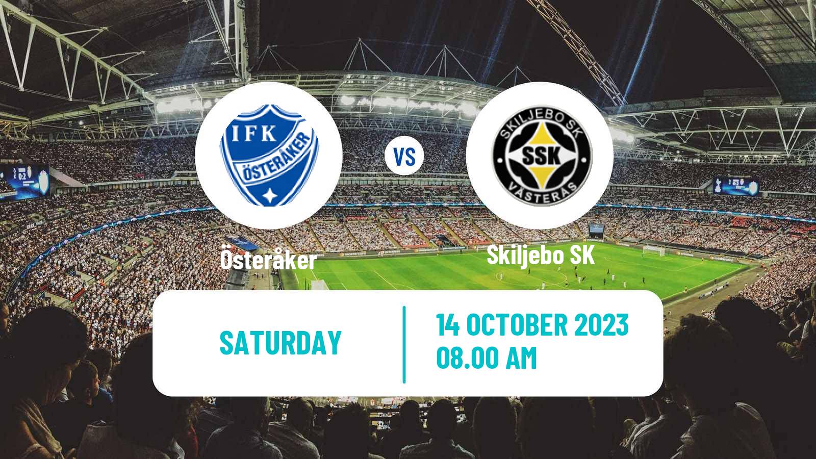 Soccer Swedish Division 2 - Norra Svealand Österåker - Skiljebo