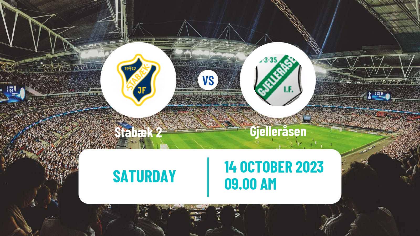 Soccer Norwegian Division 3 - Group 1 Stabæk 2 - Gjelleråsen