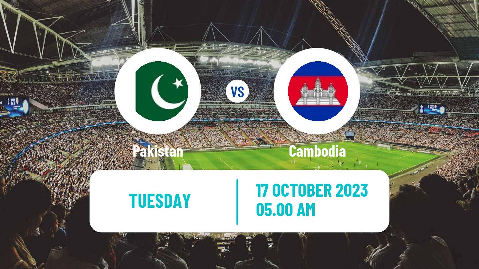 Soccer FIFA World Cup Pakistan - Cambodia