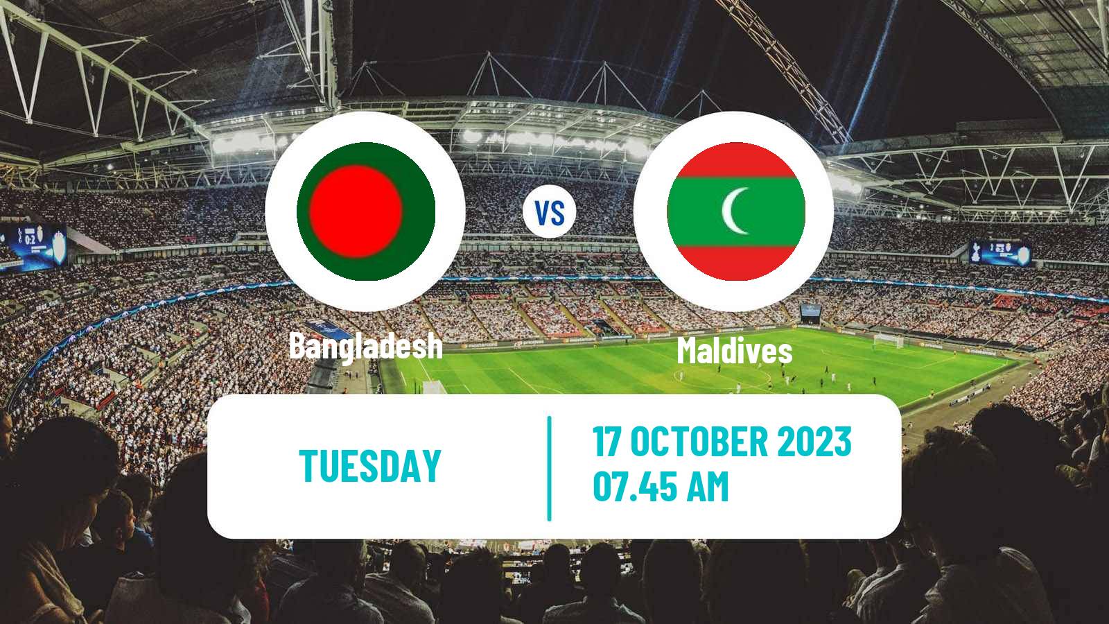 Soccer FIFA World Cup Bangladesh - Maldives