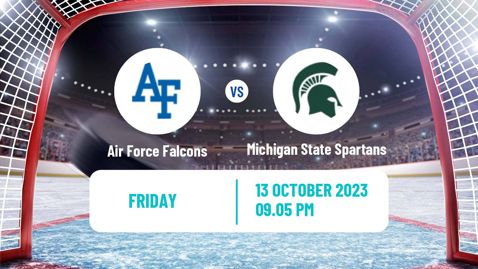 Hockey NCAA Hockey Air Force Falcons - Michigan State Spartans