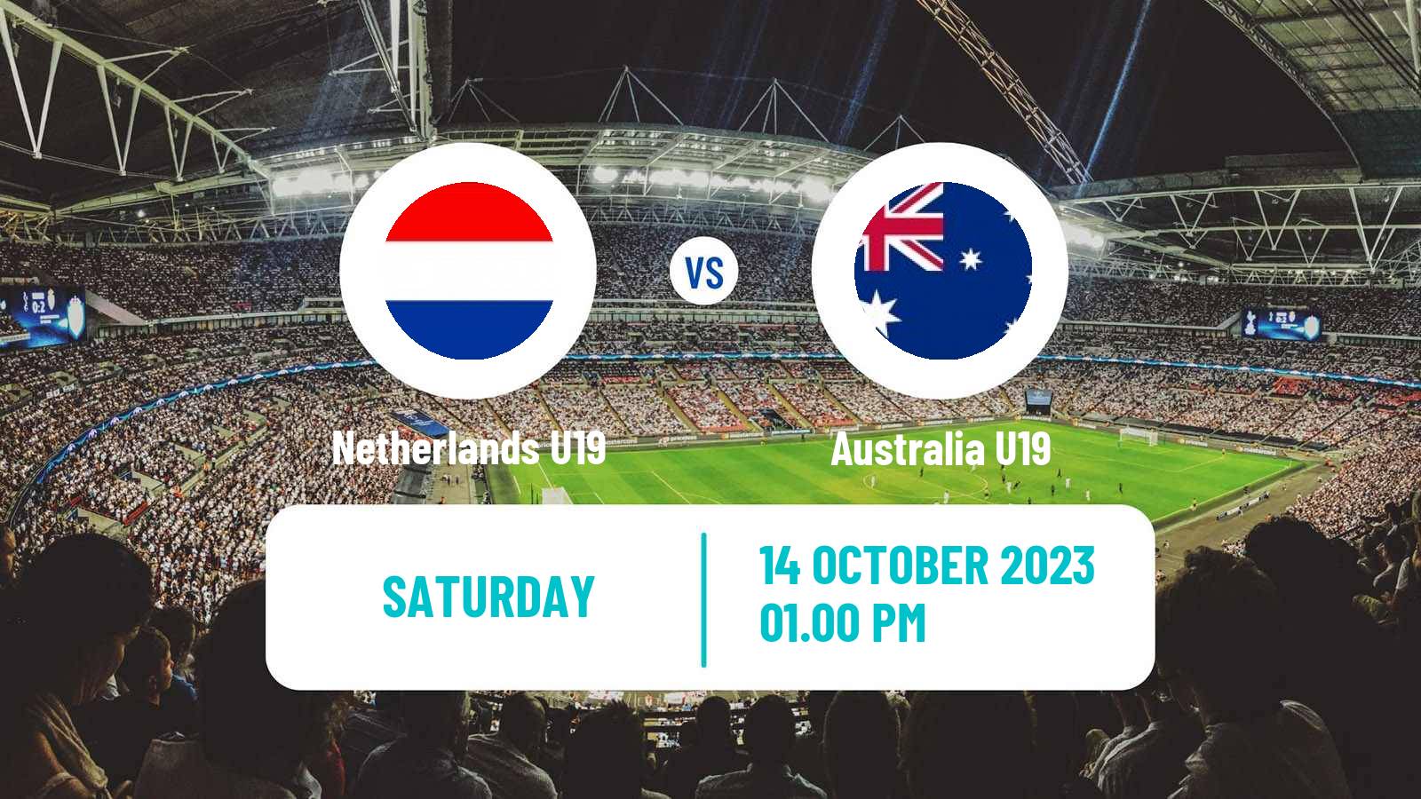 Soccer Friendly Netherlands U19 - Australia U19