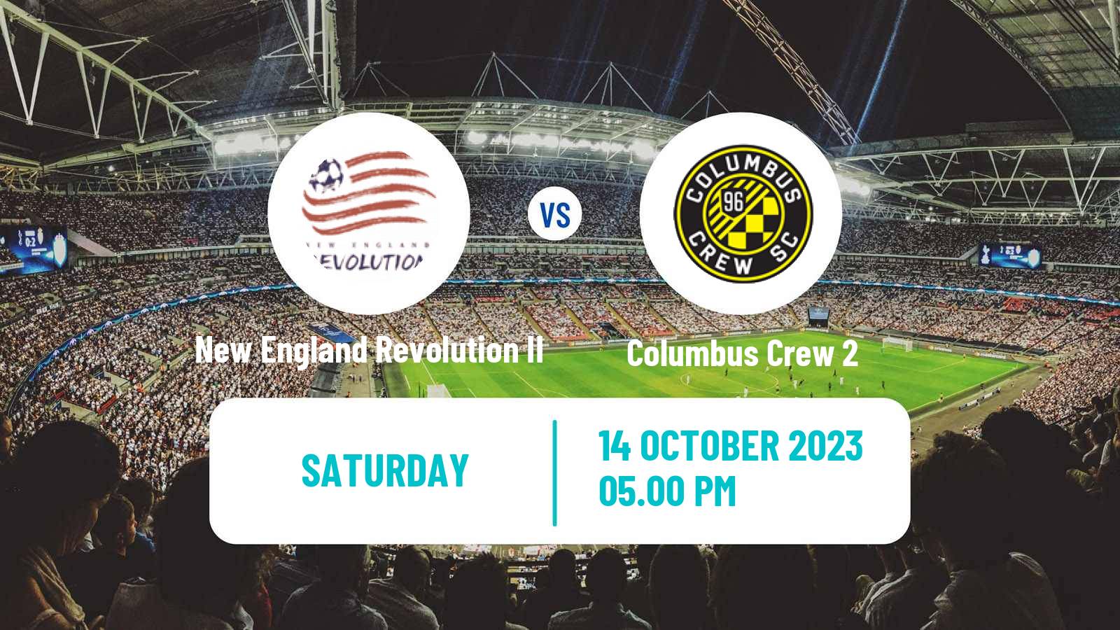 Soccer MLS Next Pro New England Revolution II - Columbus Crew 2
