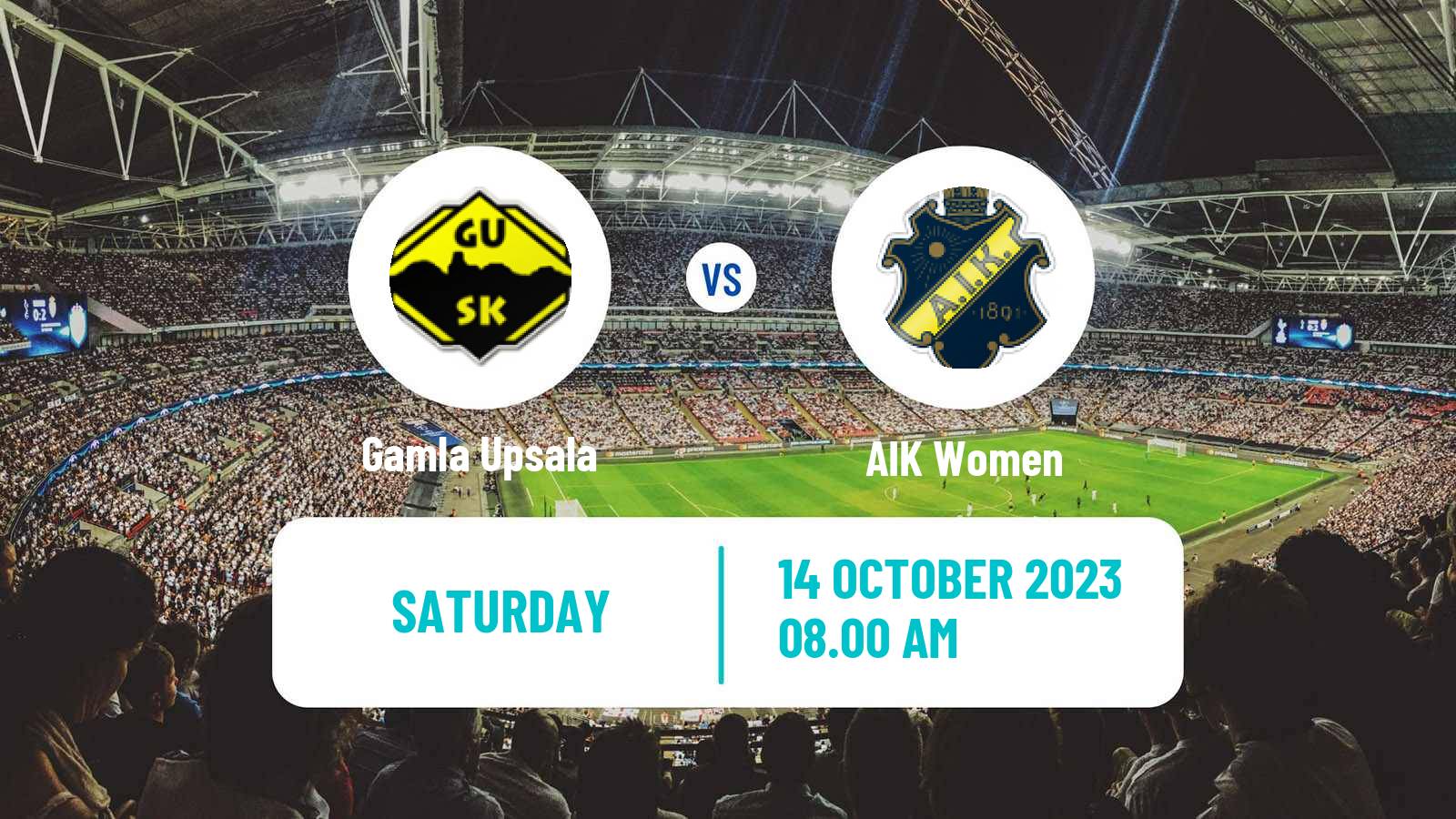 Soccer Swedish Elitettan Women Gamla Upsala - AIK