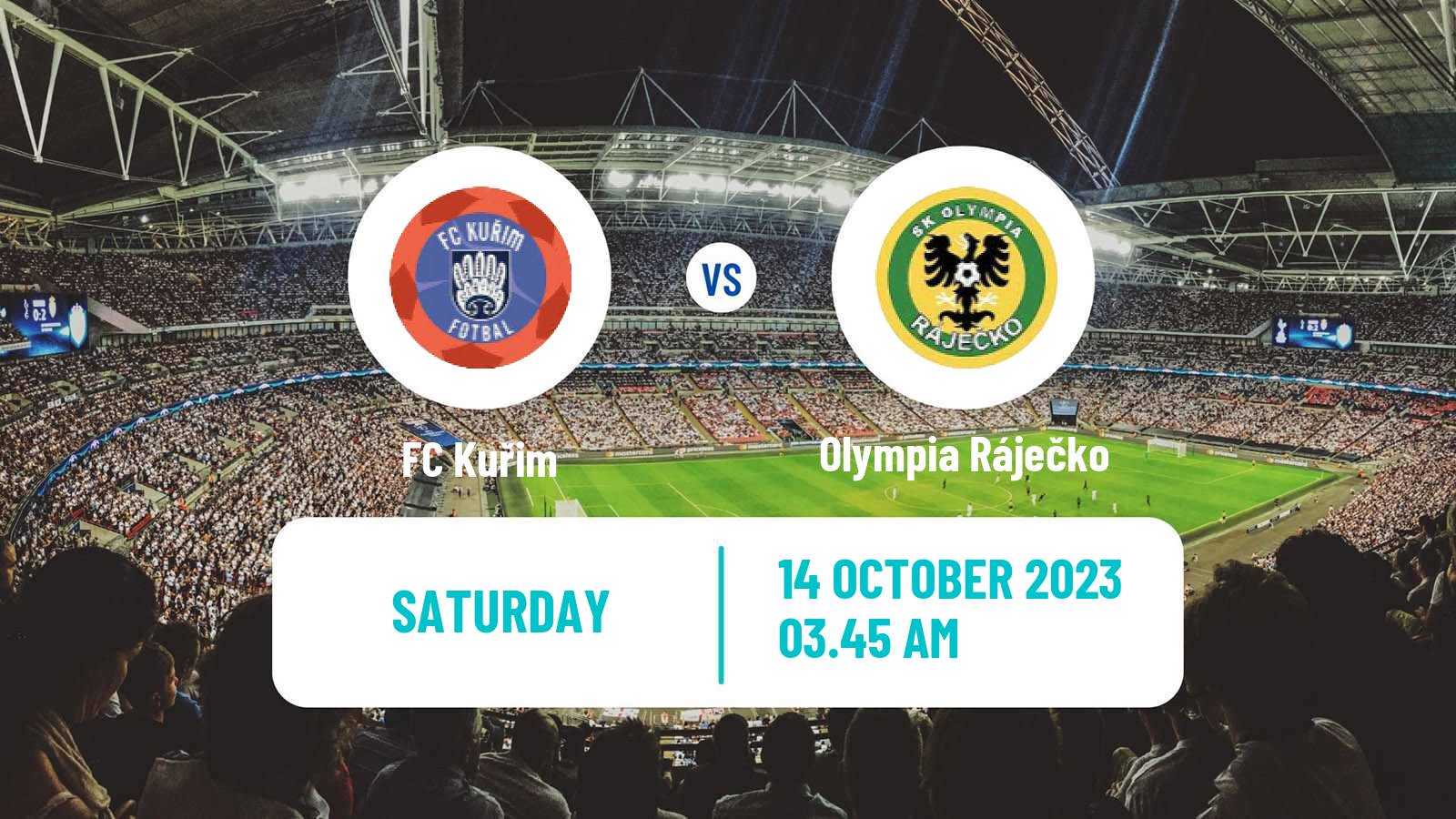 Soccer Czech Jihomoravsky KP Kuřim - Olympia Ráječko