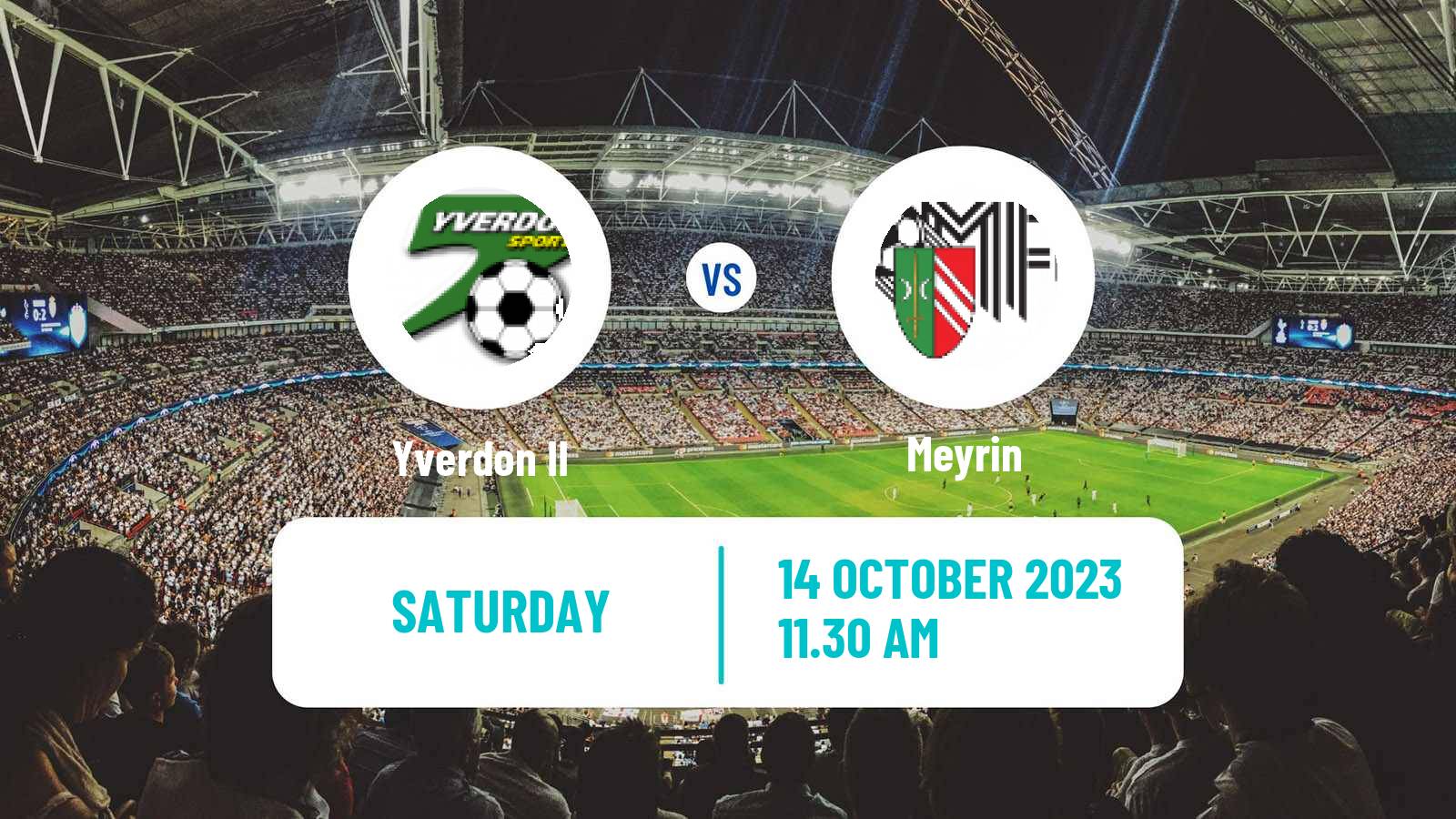 Soccer Swiss 1 Liga Classic Group 1 Yverdon II - Meyrin