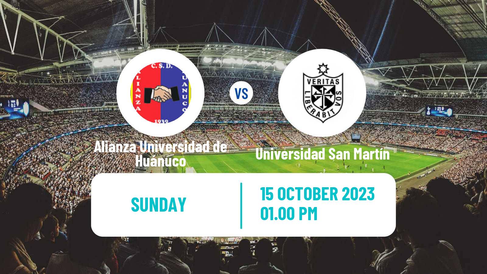 Soccer Peruvian Liga 2 Alianza Universidad de Huánuco - Universidad San Martín