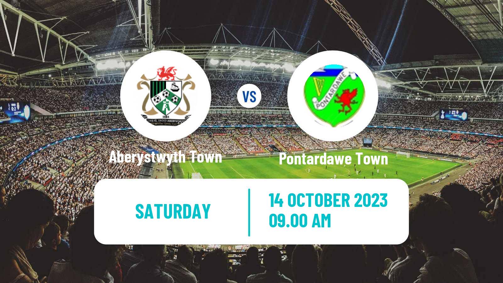 Soccer Welsh FA Cup Aberystwyth Town - Pontardawe Town