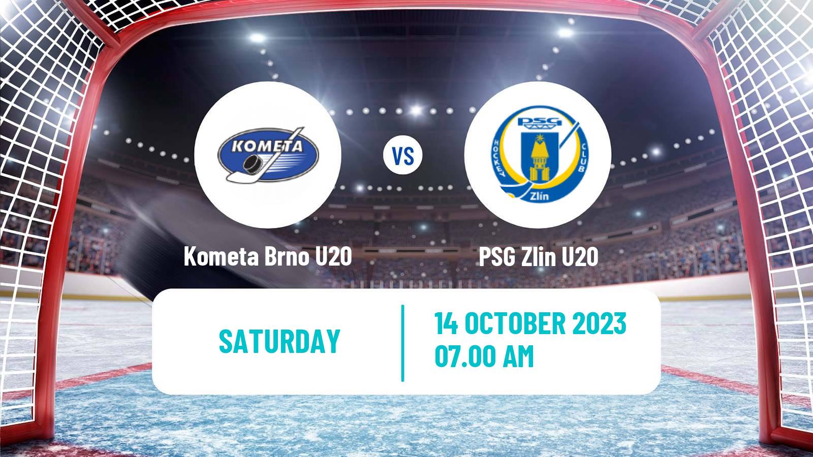 Hockey Czech ELJ Kometa Brno U20 - Zlin U20