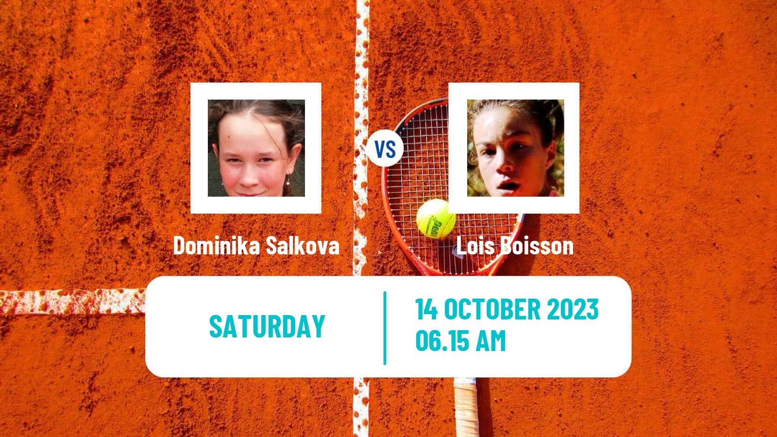 Tennis ITF W25 Seville Women Dominika Salkova - Lois Boisson