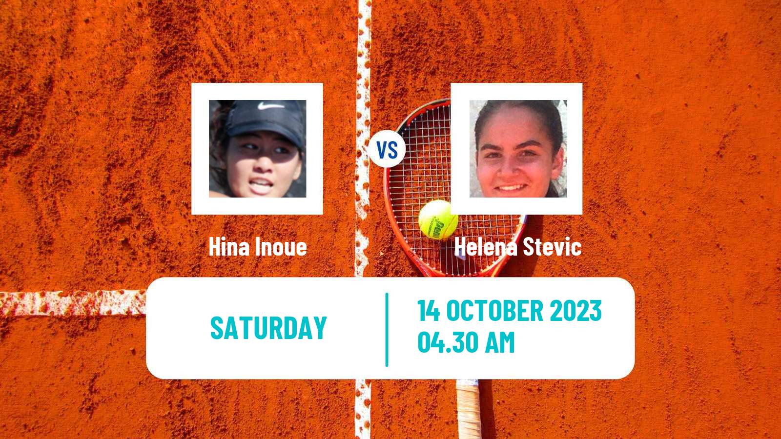 Tennis ITF W15 Monastir 36 Women Hina Inoue - Helena Stevic
