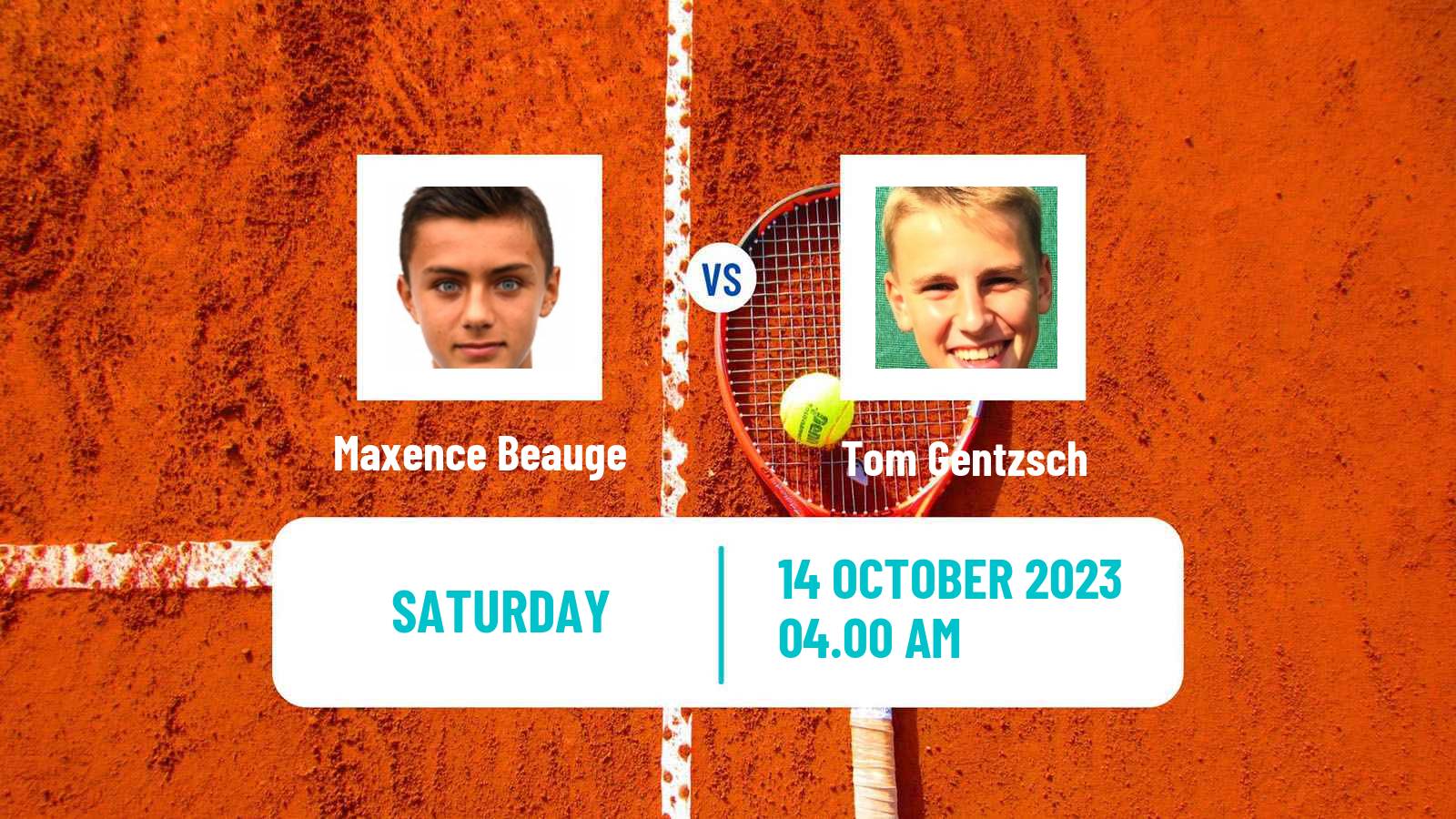 Tennis ITF M15 Monastir 41 Men Maxence Beauge - Tom Gentzsch