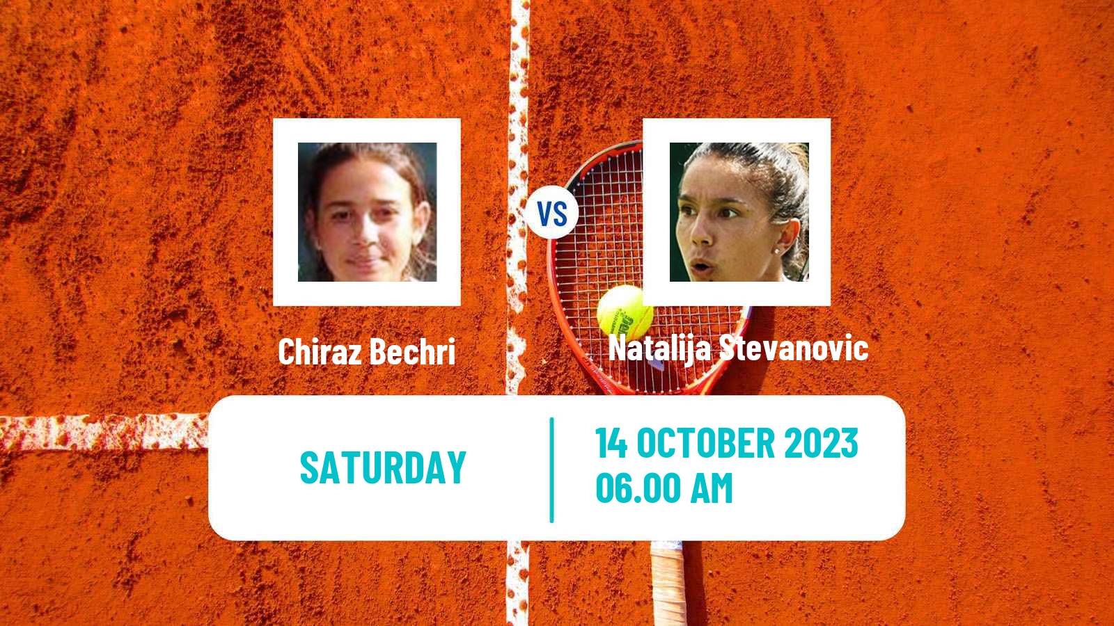 Tennis WTA Monastir Chiraz Bechri - Natalija Stevanovic