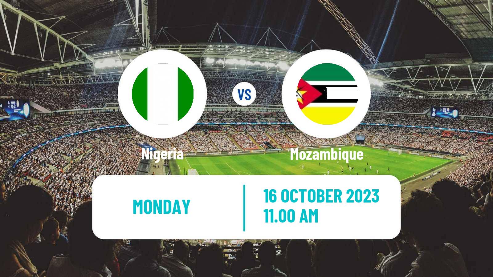 Soccer Friendly Nigeria - Mozambique