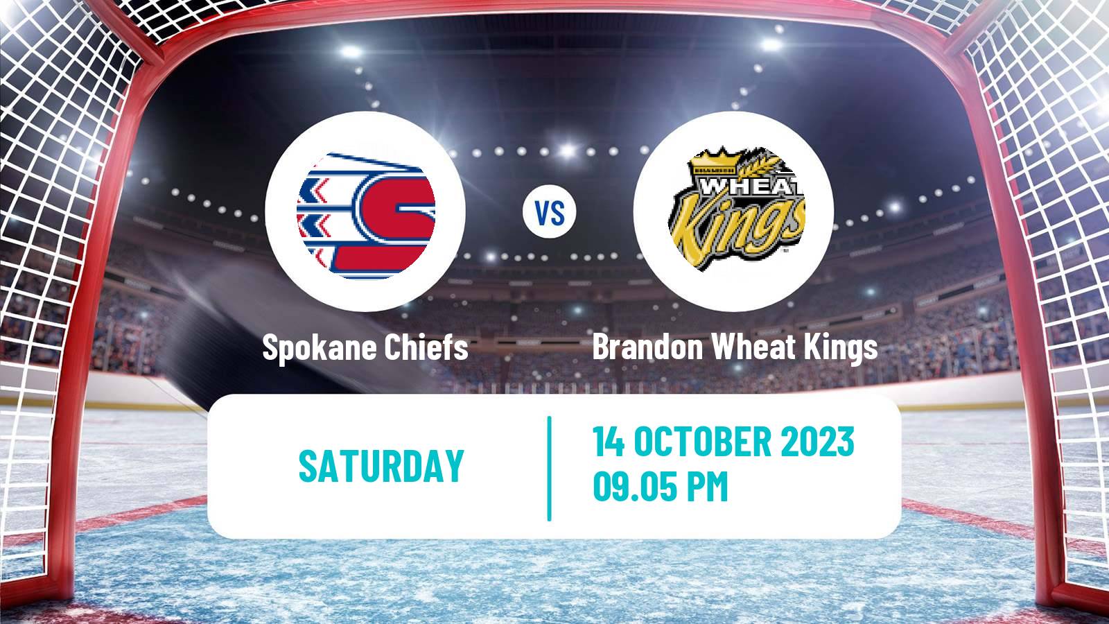 Hockey WHL Spokane Chiefs - Brandon Wheat Kings