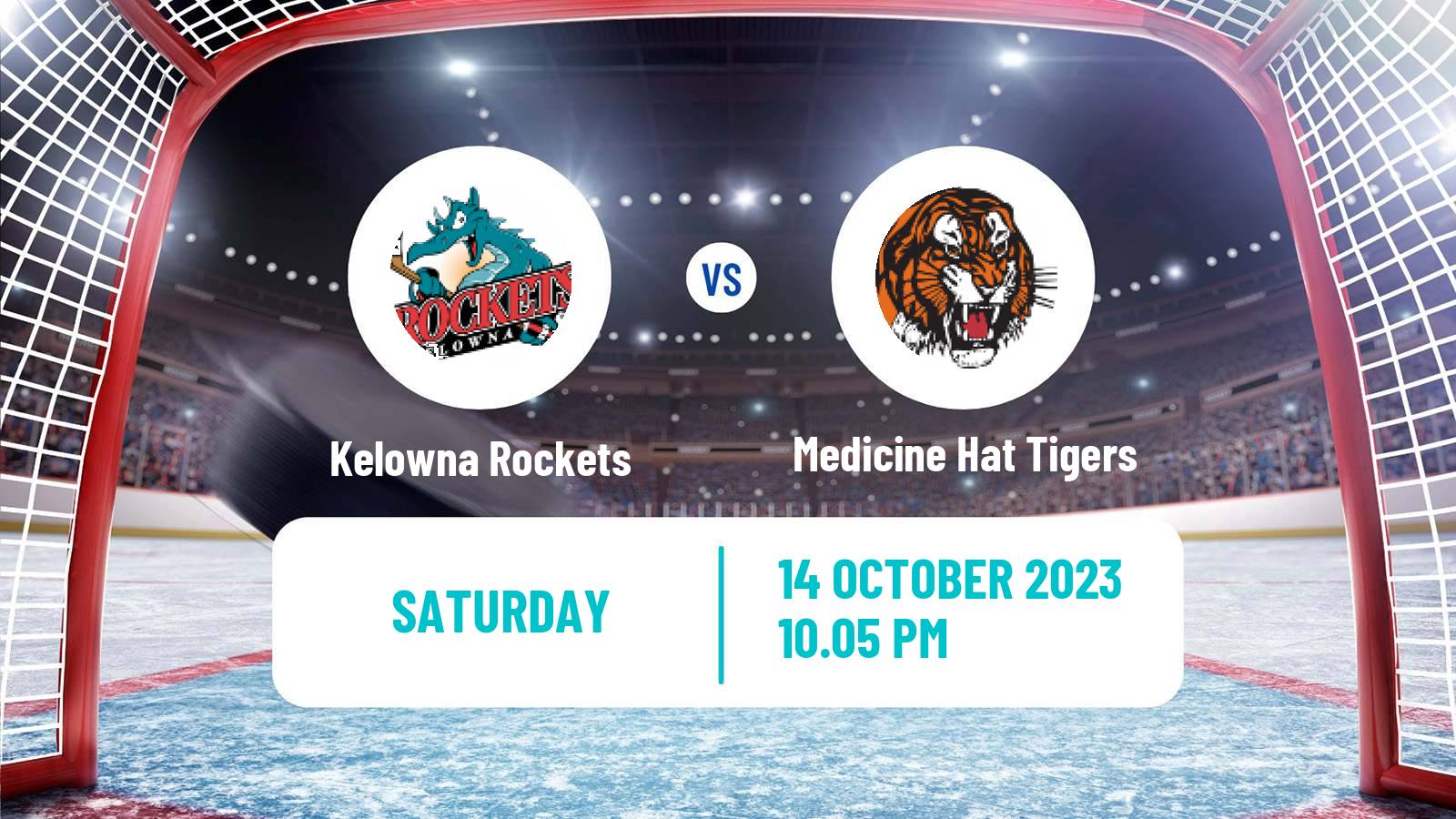 Hockey WHL Kelowna Rockets - Medicine Hat Tigers