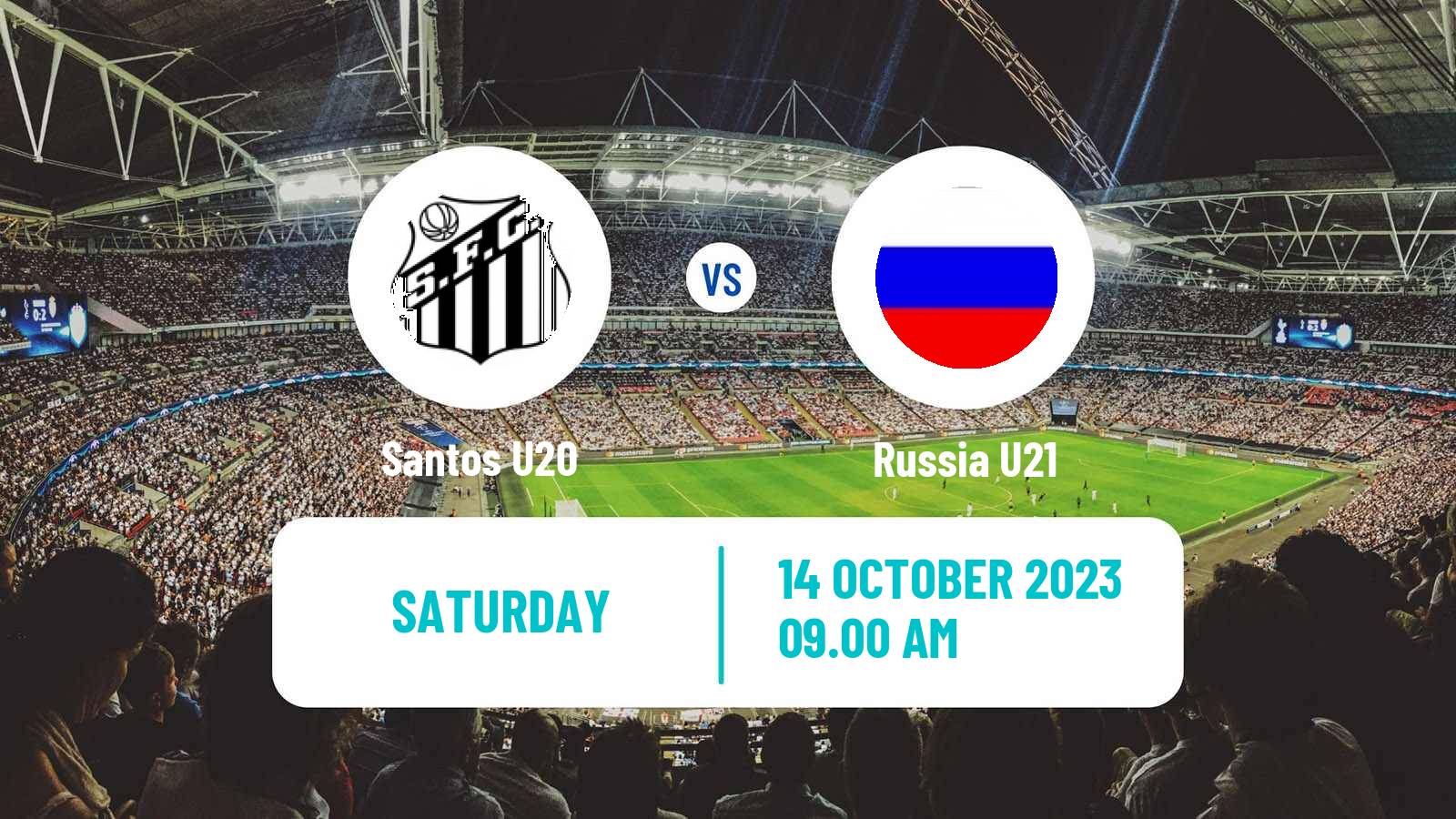 Soccer Friendly Santos U20 - Russia U21