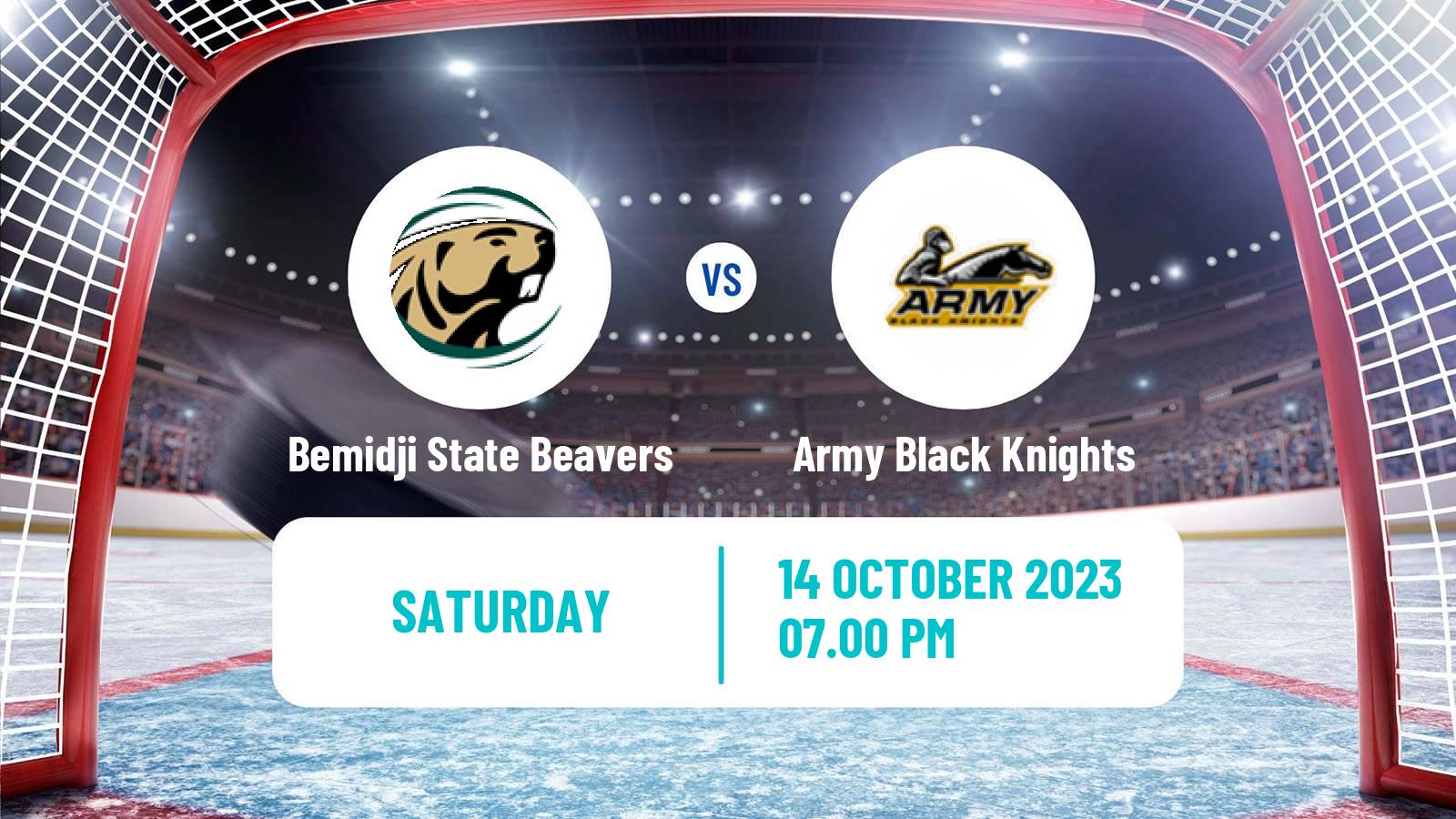 Hockey NCAA Hockey Bemidji State Beavers - Army Black Knights