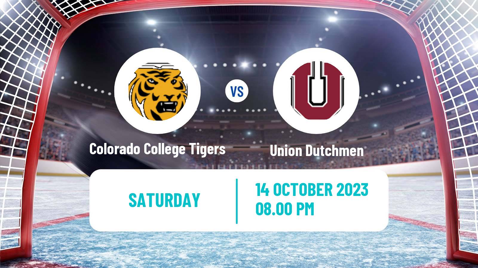 Hockey NCAA Hockey Colorado College Tigers - Union Dutchmen