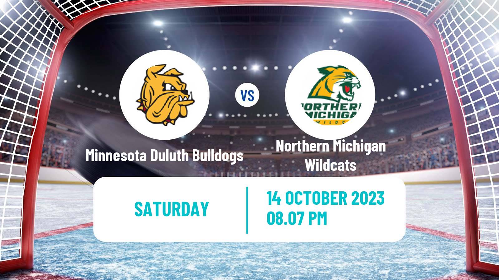 Hockey NCAA Hockey Minnesota Duluth Bulldogs - Northern Michigan Wildcats