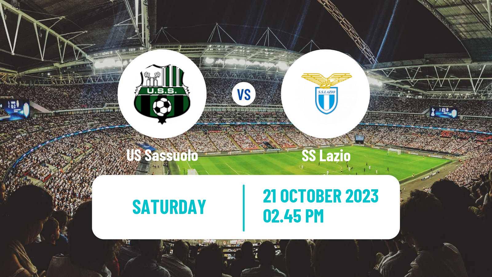 Soccer Italian Serie A Sassuolo - Lazio