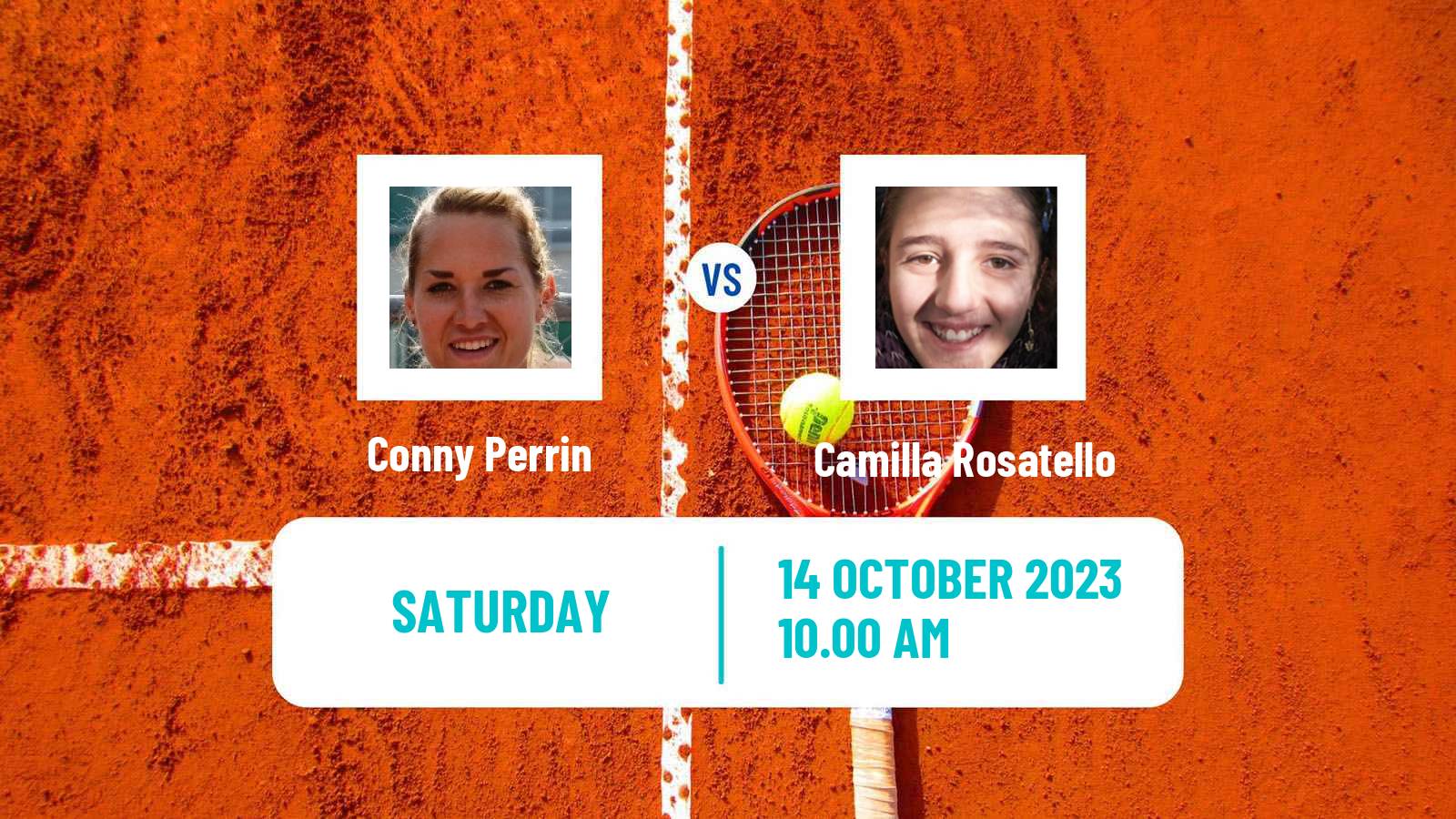 Tennis WTA Monastir Conny Perrin - Camilla Rosatello