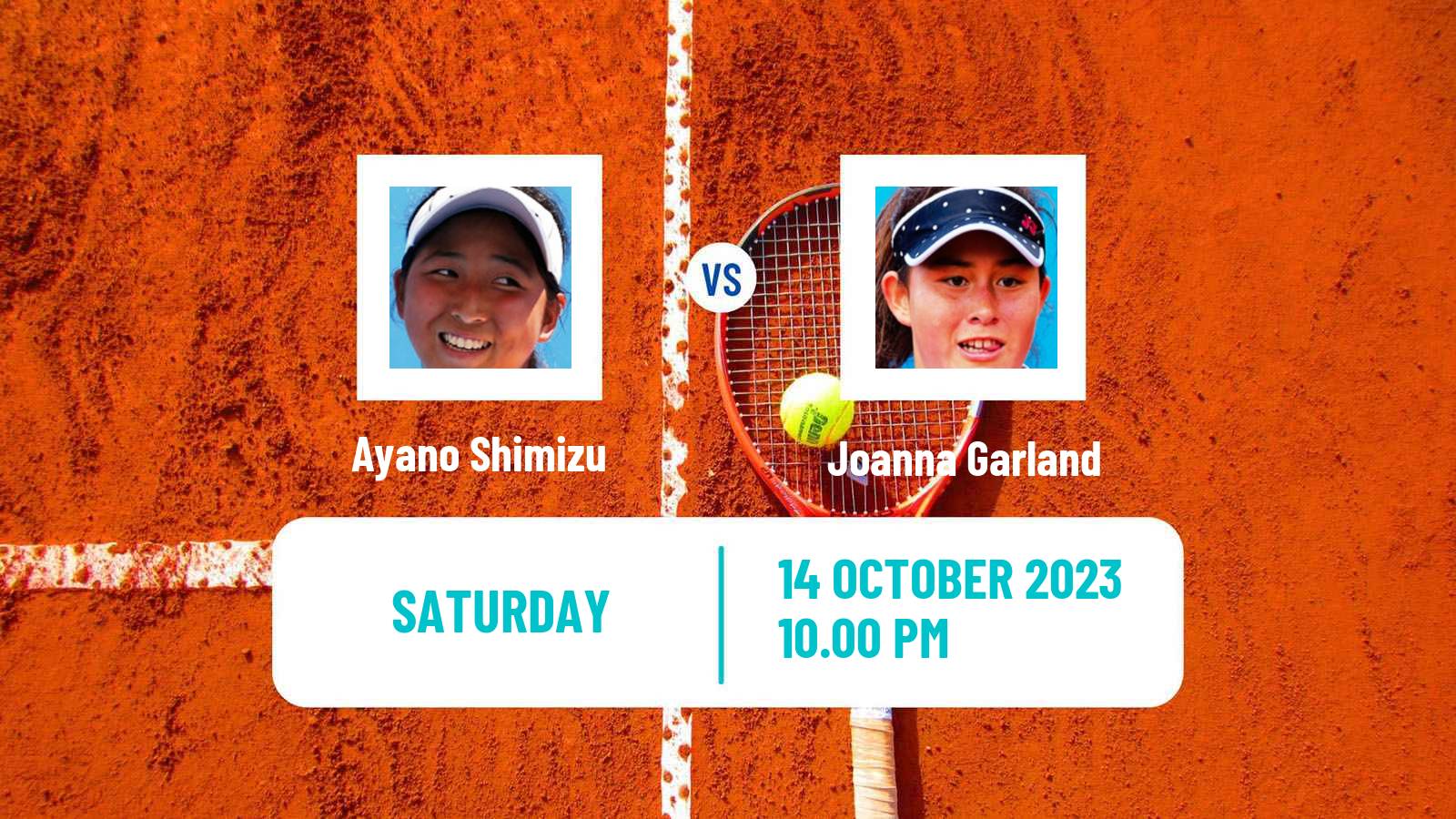 Tennis ITF W25 Hamamatsu Women Ayano Shimizu - Joanna Garland