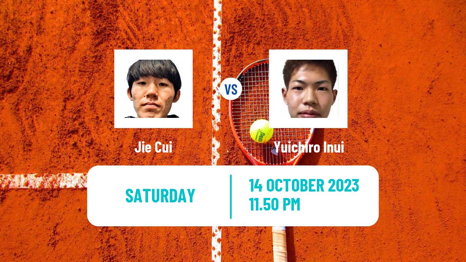 Tennis Shenzhen 3 Challenger Men Jie Cui - Yuichiro Inui