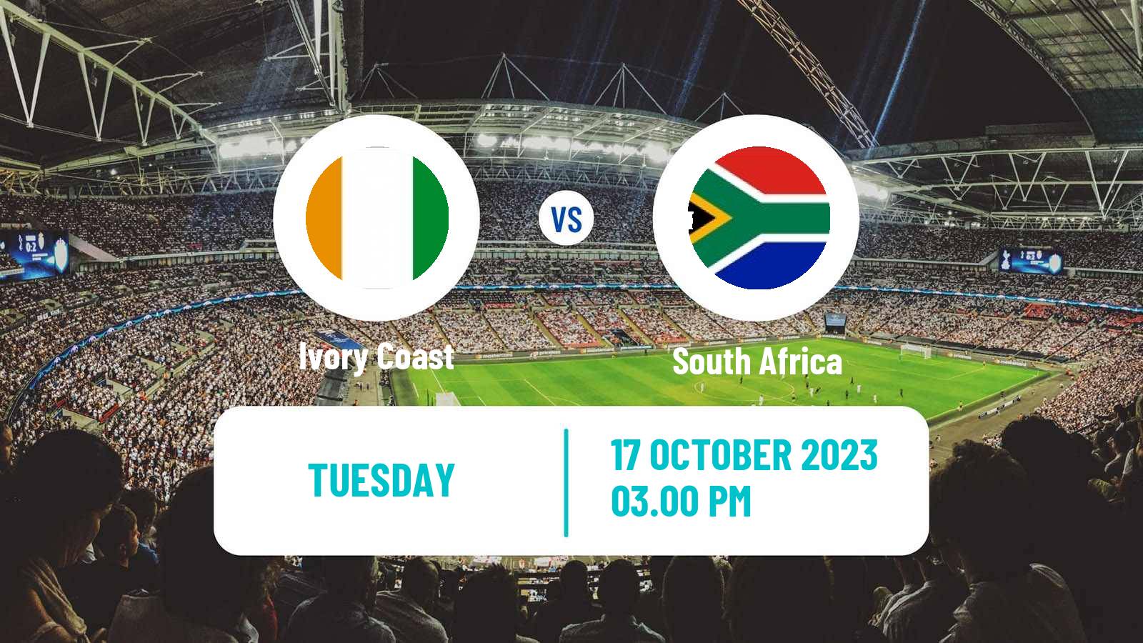 Soccer Friendly Ivory Coast - South Africa