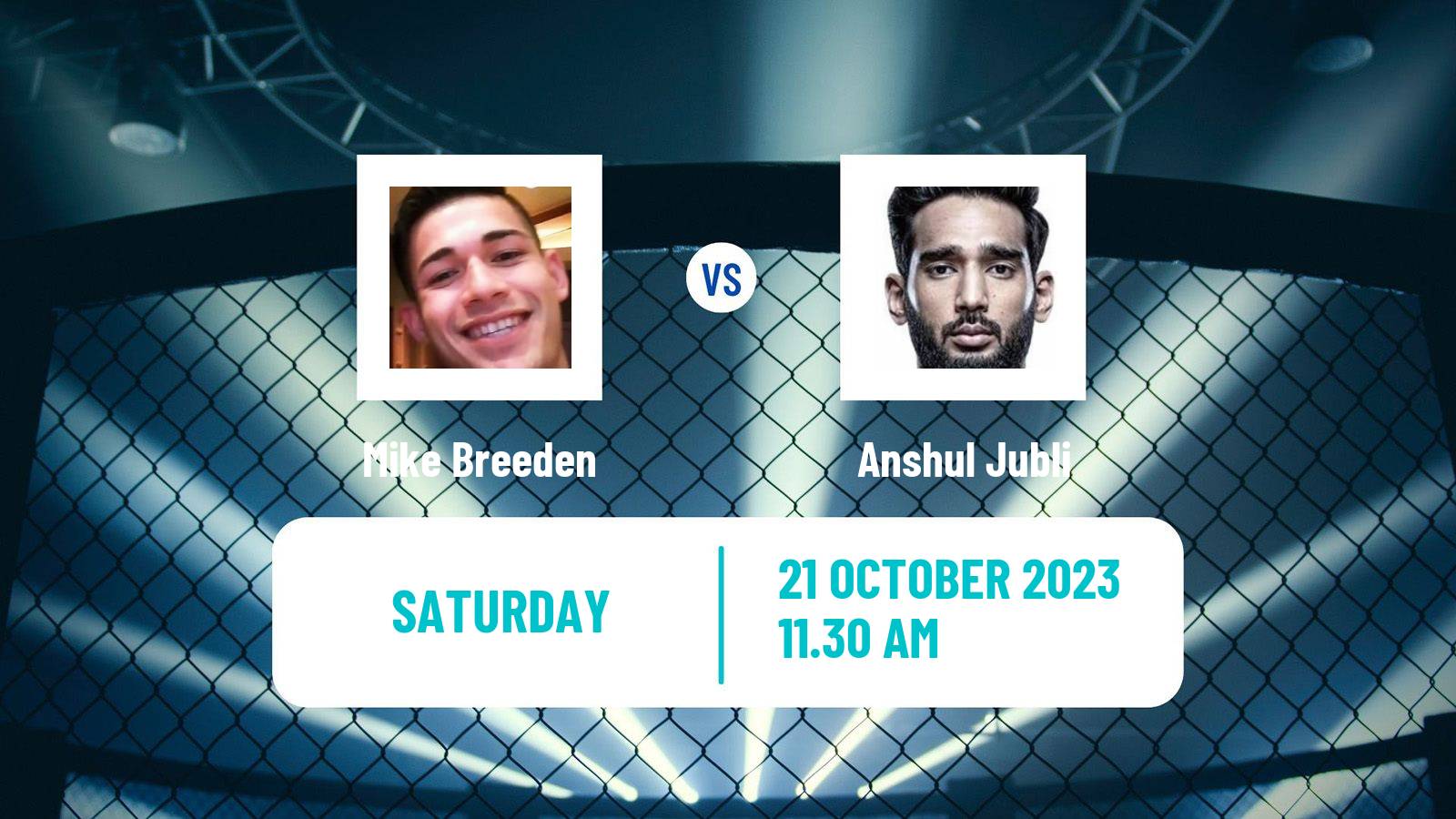 MMA Lightweight UFC Men Mike Breeden - Anshul Jubli