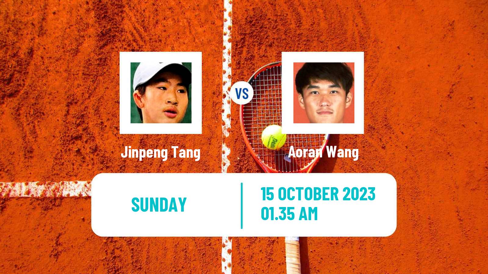 Tennis Shenzhen 3 Challenger Men Jinpeng Tang - Aoran Wang