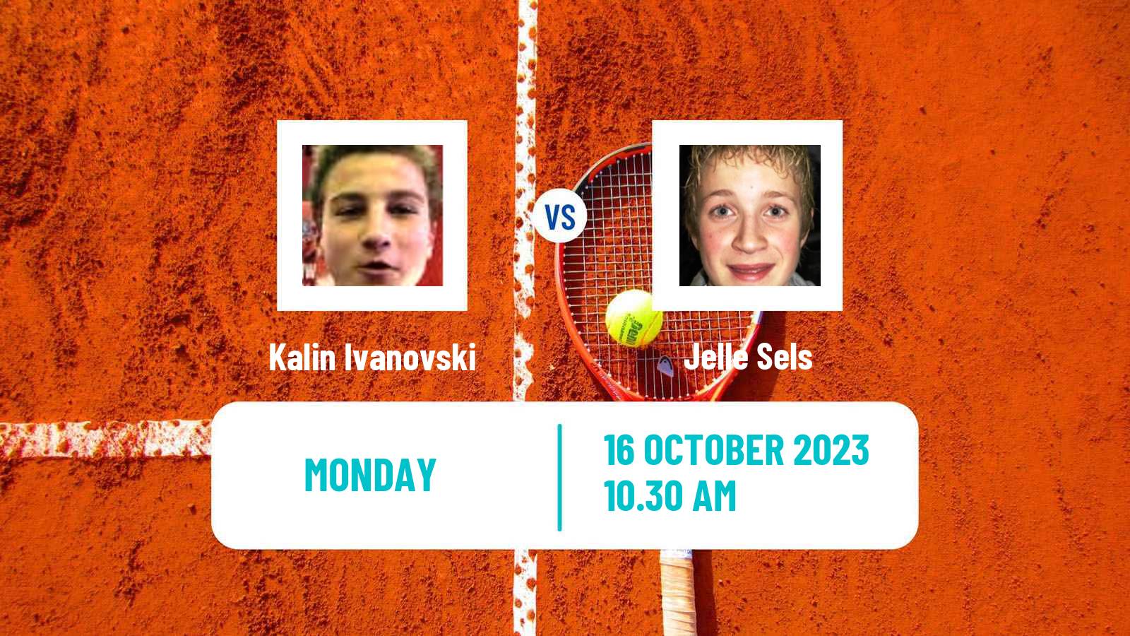 Tennis Hamburg Challenger Men Kalin Ivanovski - Jelle Sels