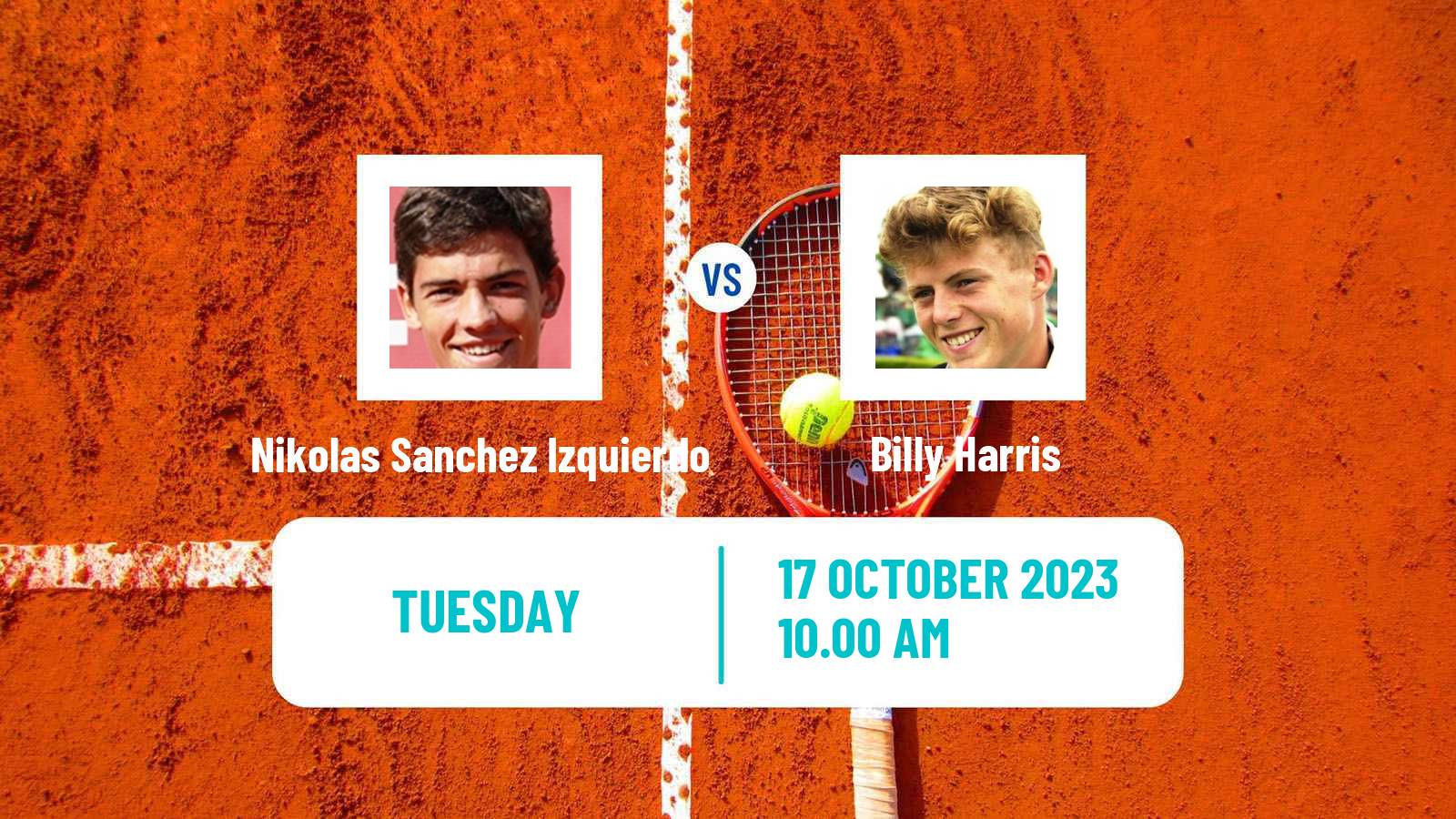 Tennis Hamburg Challenger Men Nikolas Sanchez Izquierdo - Billy Harris