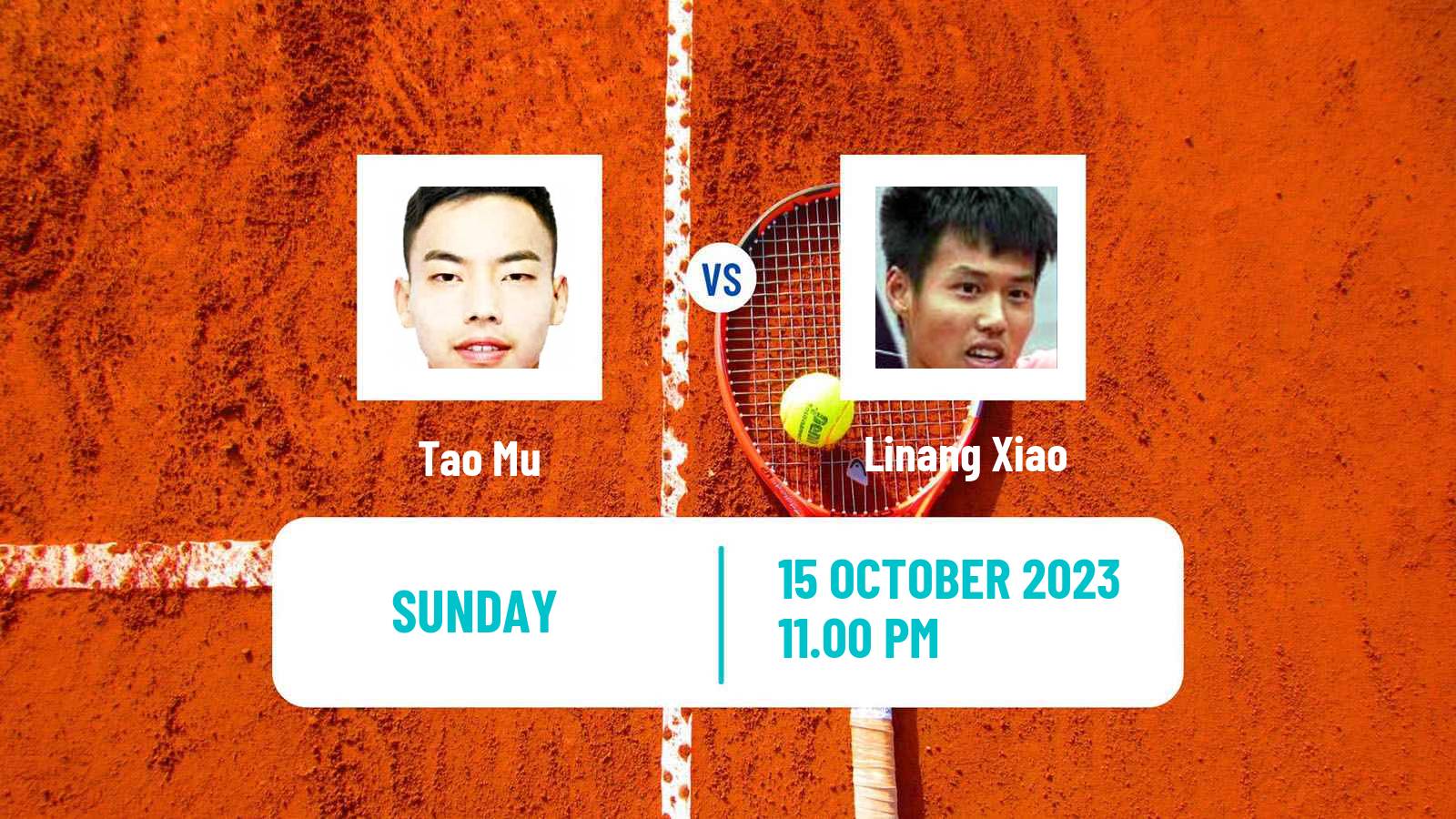 Tennis Shenzhen 3 Challenger Men Tao Mu - Linang Xiao