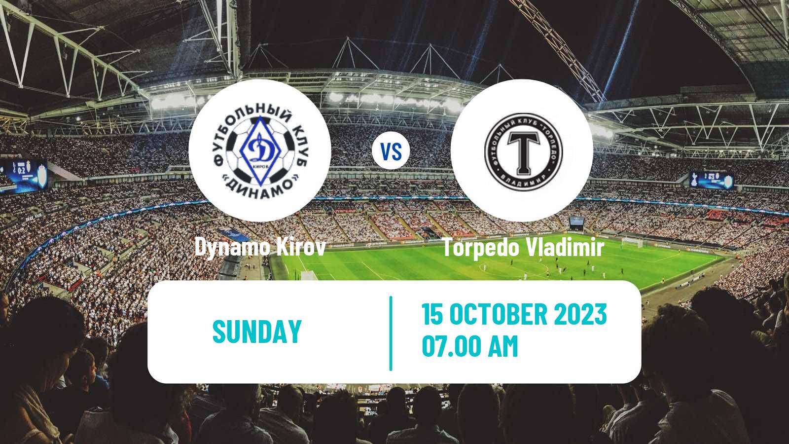 Soccer FNL 2 Division B Group 2 Dynamo Kirov - Torpedo Vladimir