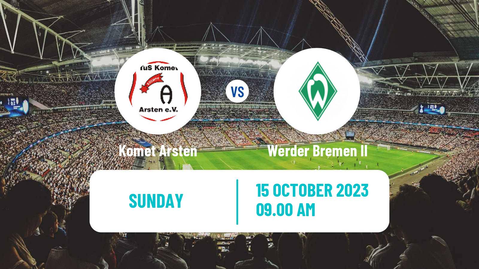 Soccer German Oberliga Bremen Komet Arsten - Werder Bremen II