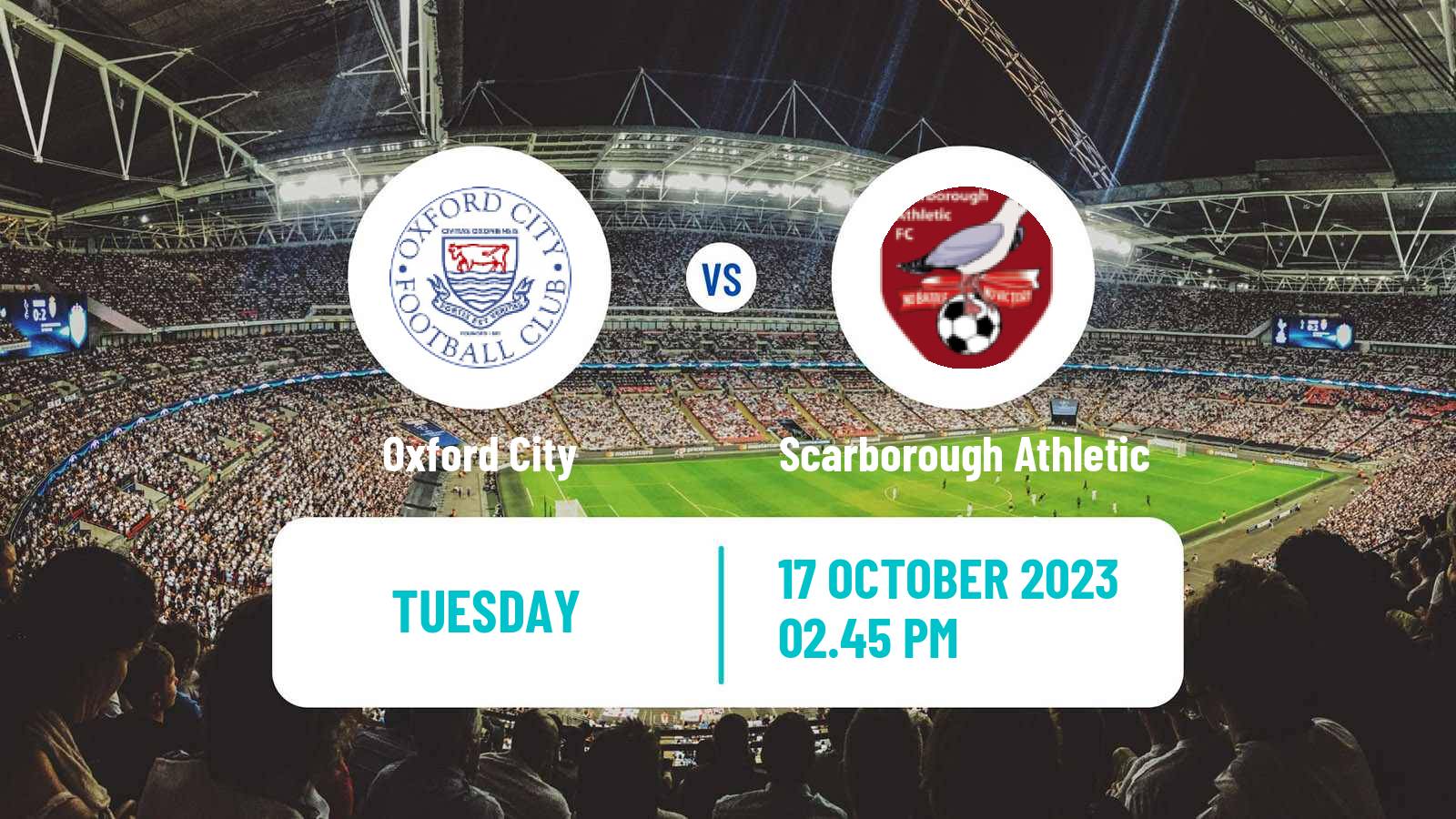 Soccer English FA Cup Oxford City - Scarborough Athletic