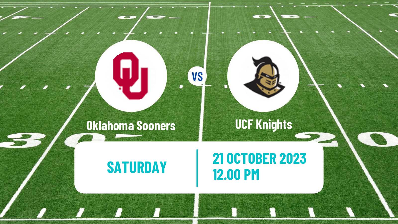 American football NCAA College Football Oklahoma Sooners - UCF Knights