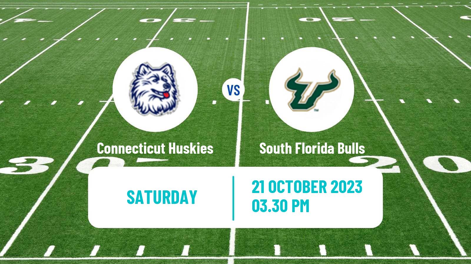 American football NCAA College Football Connecticut Huskies - South Florida Bulls
