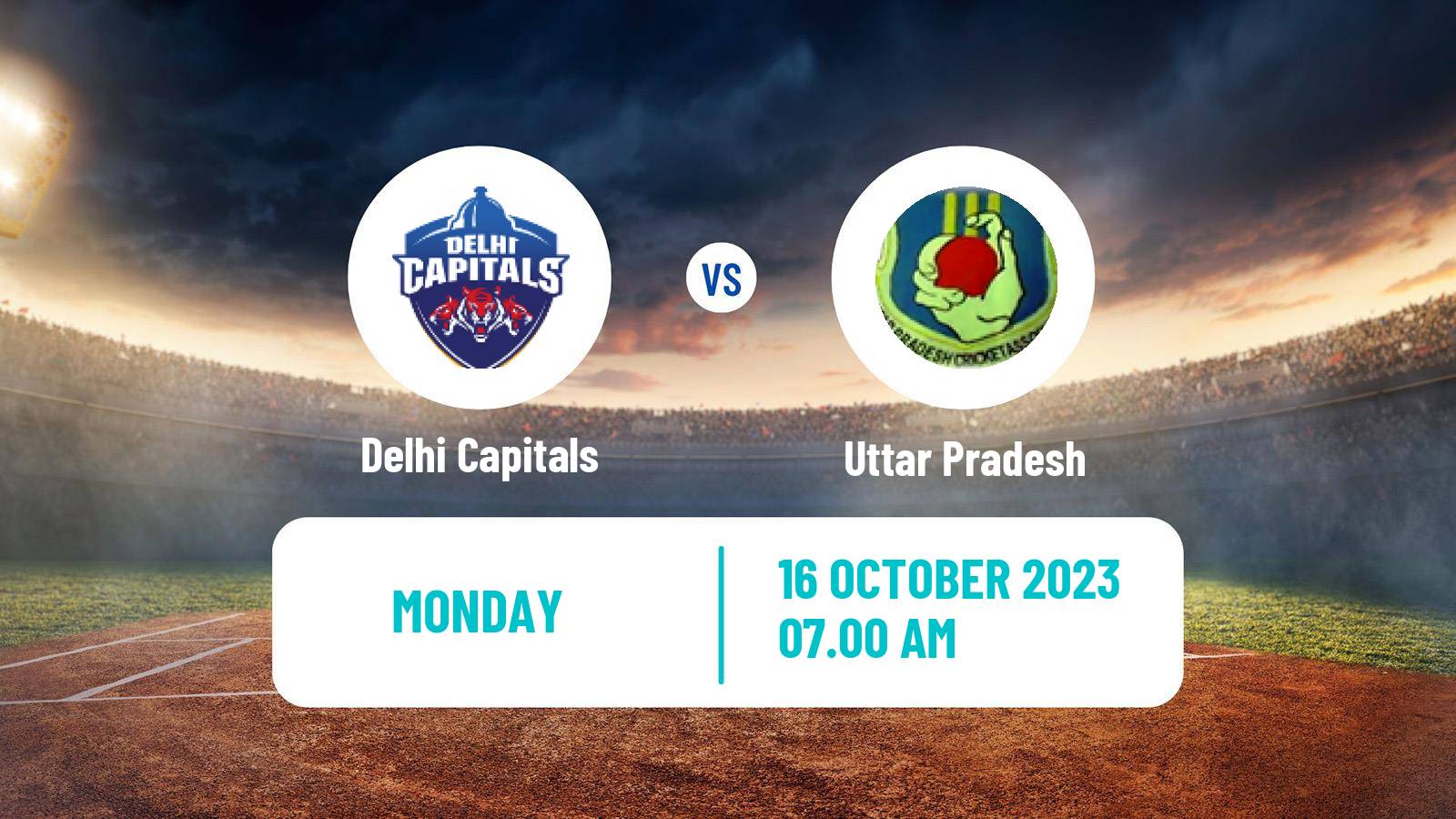 Cricket Syed Mushtaq Ali Trophy Delhi Capitals - Uttar Pradesh