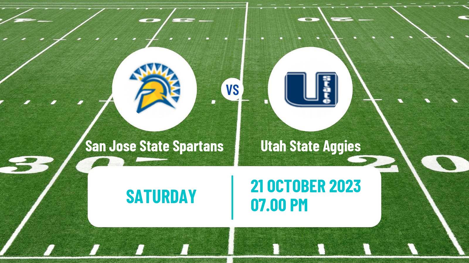 American football NCAA College Football San Jose State Spartans - Utah State Aggies