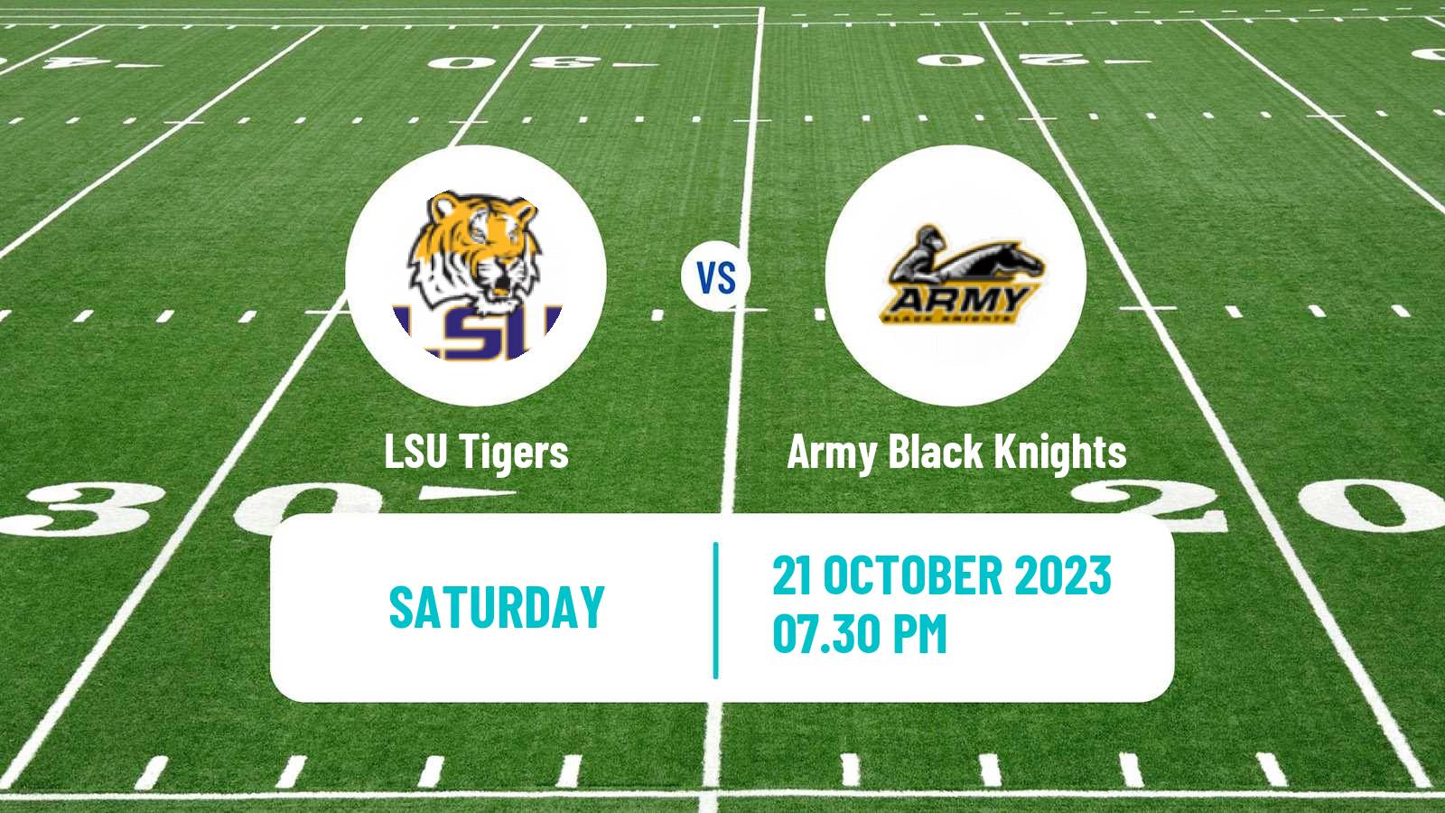 American football NCAA College Football LSU Tigers - Army Black Knights