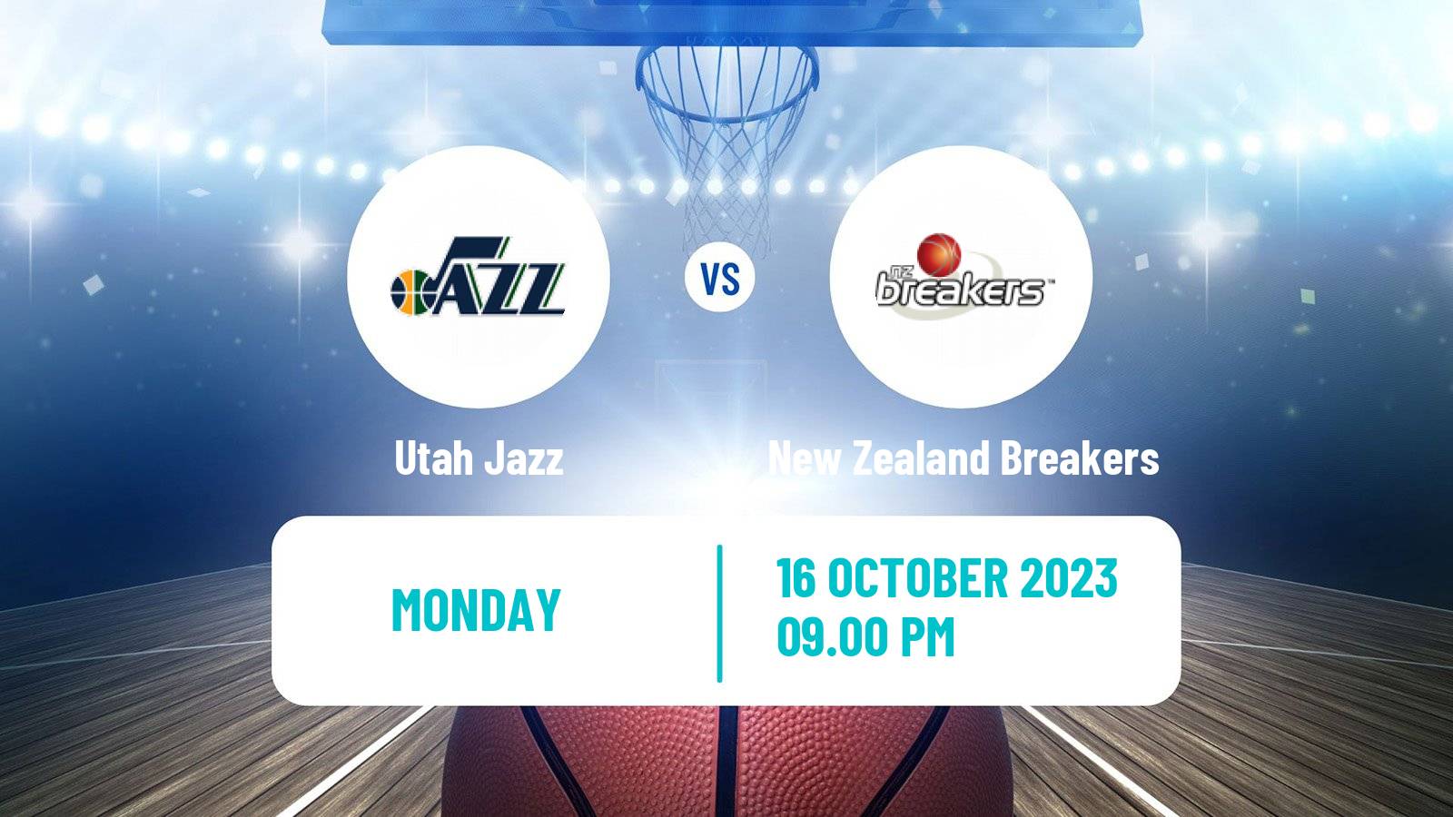 Basketball Club Friendly Basketball Utah Jazz - New Zealand Breakers