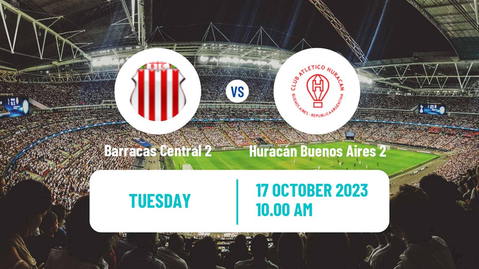 Soccer Argentinian Reserve League Barracas Central 2 - Huracán Buenos Aires 2