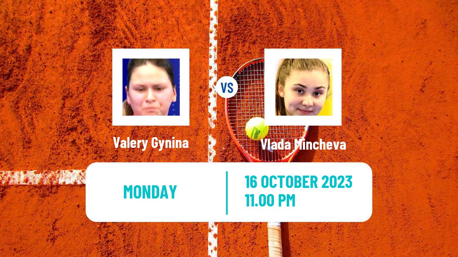 Tennis ITF W15 Hua Hin 2 Women Valery Gynina - Vlada Mincheva