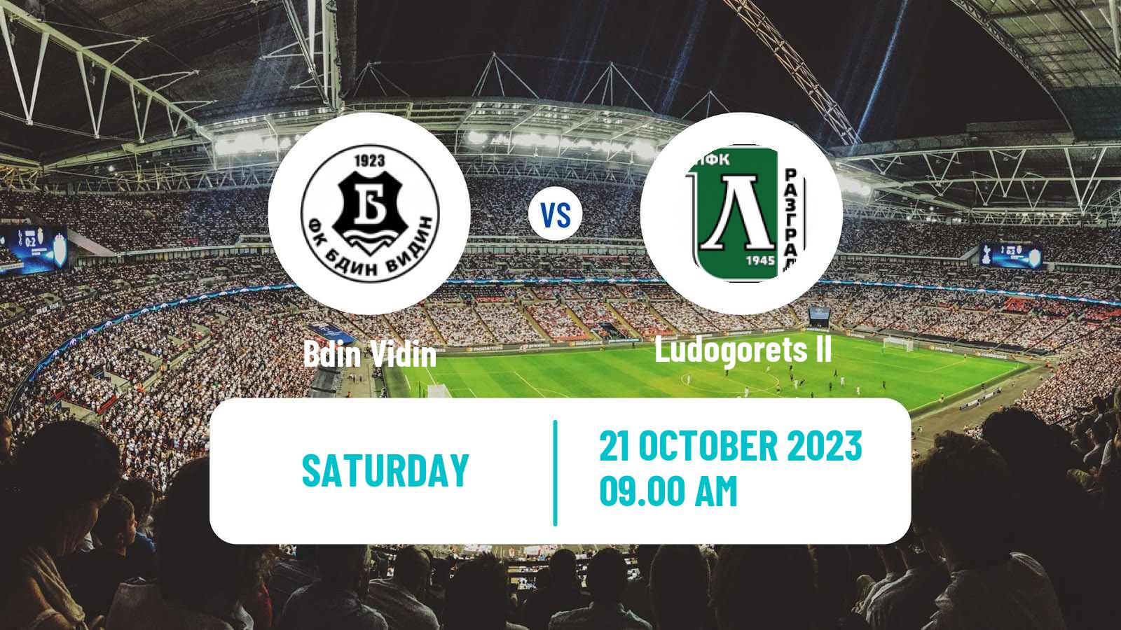 Soccer Bulgarian Vtora Liga Bdin Vidin - Ludogorets II