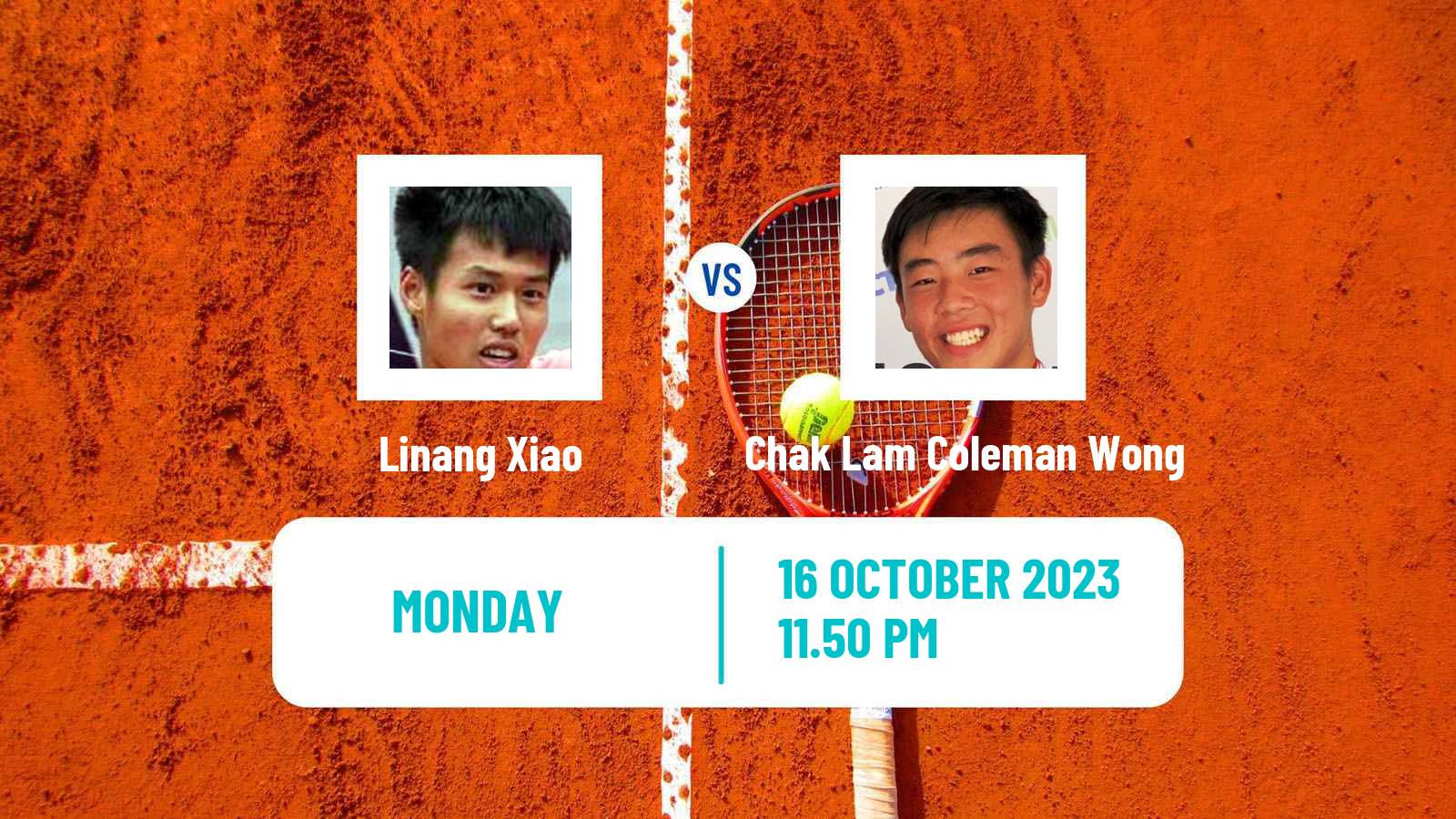 Tennis Shenzhen 3 Challenger Men Linang Xiao - Chak Lam Coleman Wong